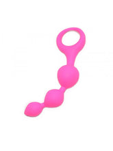 Load image into Gallery viewer, Silicone 3-Ball Anal Beads with Ring-Handle