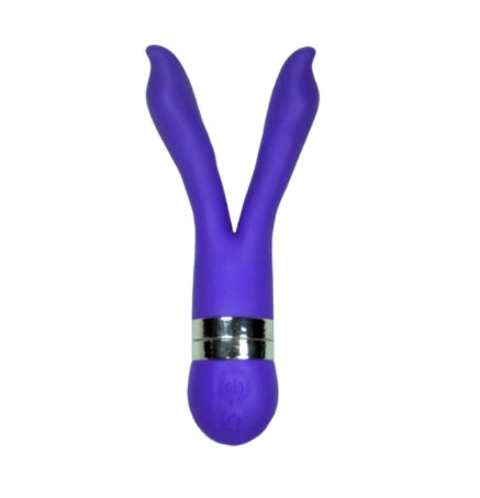 Impulse Novelties The Closet Collection The Manola Bendable Bunny 12-function Silicone Vibrator Purple