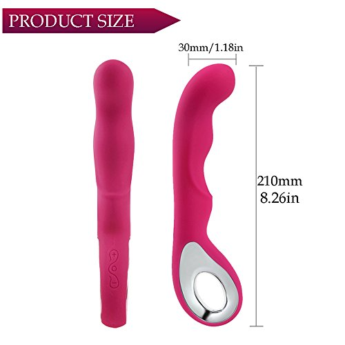 Ergonomic Rechargeable Silicone G-Spot Vibrator - Magic Massager